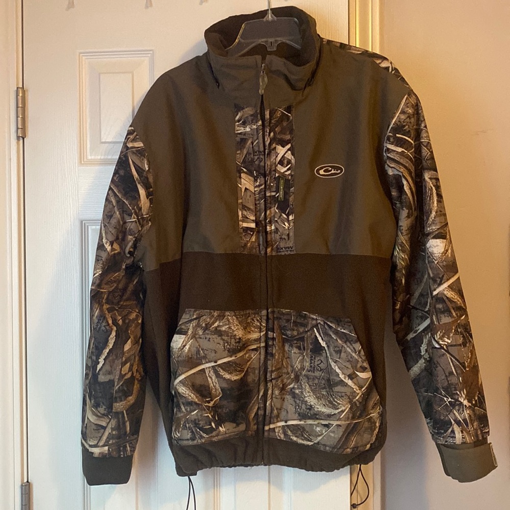 Drake Men’s Camo full zip coat